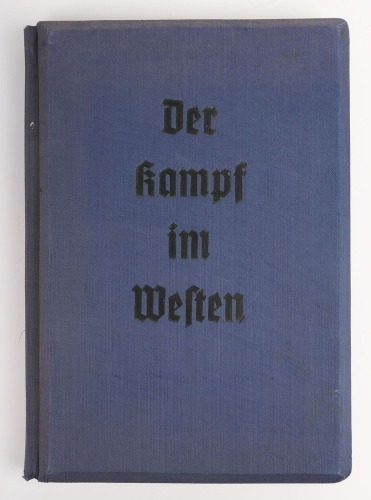 WW2 German Stereoscopic Book &ldquo;Der Kampf im Westen&rdquo; Complete with Viewer and photographs