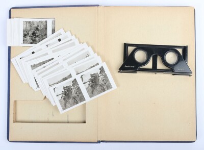 WW2 German Stereoscopic Book &ldquo;Der Kampf im Westen&rdquo; Complete with Viewer and photographs - 3