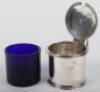 A Victorian silver mustard pot, William Evans, London 1864 - 8
