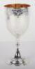 A Victorian silver goblet, Elkington & Co, Birmingham 1883