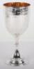 A Victorian silver goblet, Elkington & Co, Birmingham 1883 - 2
