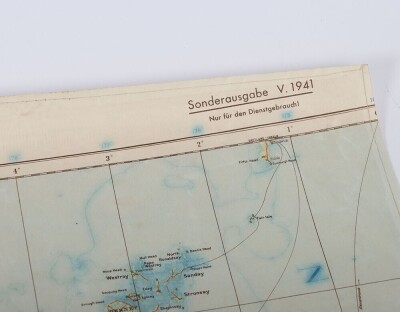 WW2 German Luftwaffe ' fliegerkarte' Maps of Great Britain. Three Examples - 6
