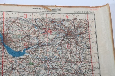WW2 German Luftwaffe ' fliegerkarte' Maps of Great Britain. Three Examples - 15
