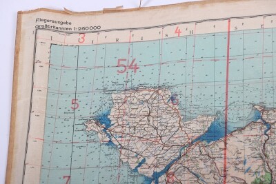 WW2 German Luftwaffe ' fliegerkarte' Maps of Great Britain. Three Examples - 16