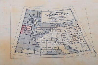WW2 German Luftwaffe ' fliegerkarte' Maps of Great Britain. Three Examples - 21