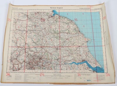 WW2 German Luftwaffe ' fliegerkarte' Maps of Great Britain. Four Examples - 2