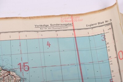 WW2 German Luftwaffe ' fliegerkarte' Maps of Great Britain. Four Examples - 3