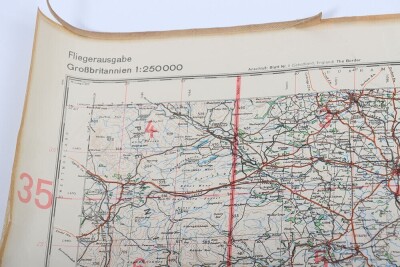 WW2 German Luftwaffe ' fliegerkarte' Maps of Great Britain. Four Examples - 5