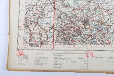 WW2 German Luftwaffe ' fliegerkarte' Maps of Great Britain. Four Examples - 7
