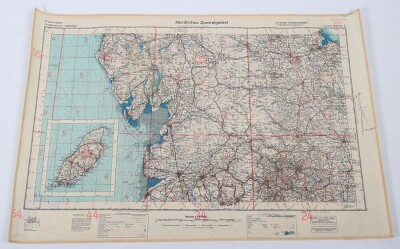 WW2 German Luftwaffe ' fliegerkarte' Maps of Great Britain. Four Examples - 8