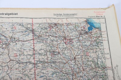 WW2 German Luftwaffe ' fliegerkarte' Maps of Great Britain. Four Examples - 11