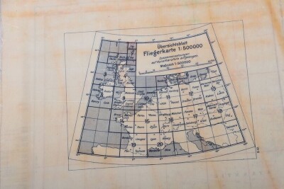 WW2 German Luftwaffe ' fliegerkarte' Maps of Great Britain. Four Examples - 24