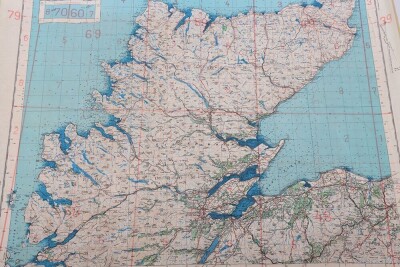 WW2 German Luftwaffe 'fliegerkarte' Maps of Scotland. Four Examples - 6