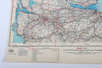 WW2 German Luftwaffe 'fliegerkarte' Maps of Scotland. Four Examples - 14