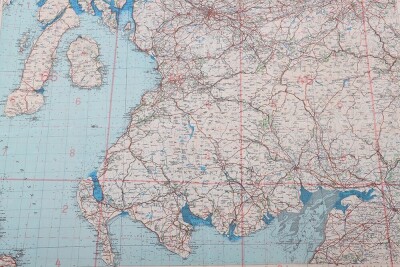 WW2 German Luftwaffe 'fliegerkarte' Maps of Scotland. Four Examples - 21