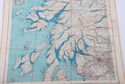 WW2 German Luftwaffe 'fliegerkarte' Maps of Great Britain. Three Examples - 4