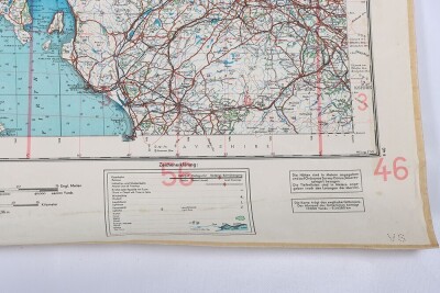 WW2 German Luftwaffe 'fliegerkarte' Maps of Great Britain. Three Examples - 6