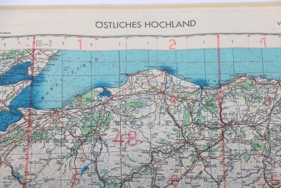 WW2 German Luftwaffe 'fliegerkarte' Maps of Great Britain. Three Examples - 9