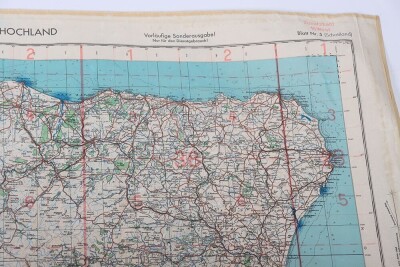 WW2 German Luftwaffe 'fliegerkarte' Maps of Great Britain. Three Examples - 10