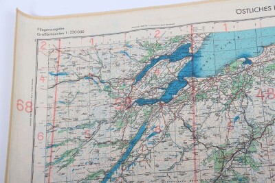 WW2 German Luftwaffe 'fliegerkarte' Maps of Great Britain. Three Examples - 11