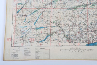 WW2 German Luftwaffe 'fliegerkarte' Maps of Great Britain. Three Examples - 12
