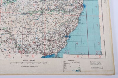 WW2 German Luftwaffe 'fliegerkarte' Maps of Great Britain. Three Examples - 13