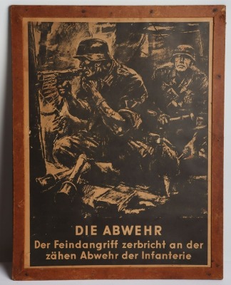 WW2 German Third Reich Recruiting Poster &ldquo;Die Abwehr&rdquo; - 3