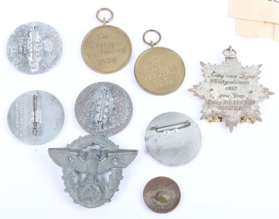 Large Miscellaneous lot of Third Reich stamps, Pins and Insignia - 10