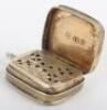 A charming George III silver gilt vinaigrette, John Thropp, Birmingham 1814 - 5