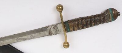 Scarce and Unusual Cased Set of Two Swords and a Wooden Target by Henry Wilkinson for Swordsman&rsquo;s Hand Strengthening and Dexterity Improvement c.1890 - 10