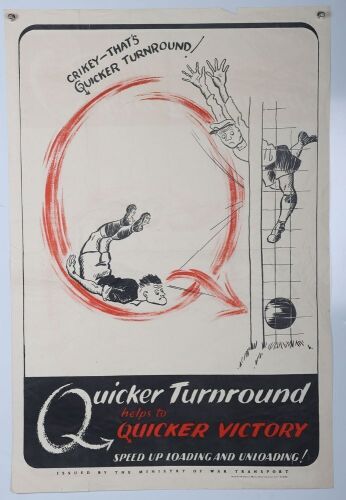 WW2 British Ministry of War Transport Poster.