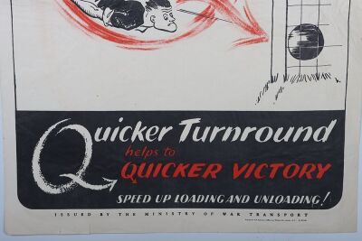 WW2 British Ministry of War Transport Poster. - 3