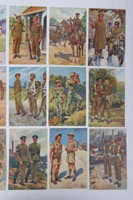 British, Airborne Troops, Officer and NCO, Original Art Work, Ernest Ibbetson. - 7