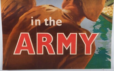 British Army Recruitment Poster, 'Adventure Begins at 17 in the Army'. - 3