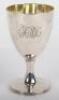A Georgian silver goblet, Samuel Meriton, London 1790 - 2
