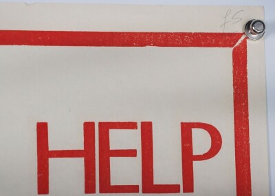 WW2 British Home Front Poster, How to Get Help, After Air Raid Damage'. - 4
