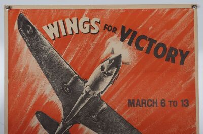 WW2 British, 'Wings for Victory' Poster. - 2