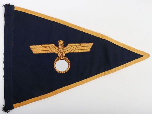 WW2 German Kriegsmarine Car Pennant