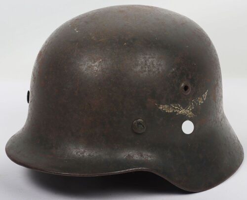 WW2 German Luftwaffe Double Decal Steel Helmet