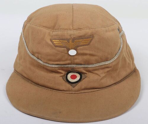 WW2 German Navy Kriegsmarine Tropical Pattern Officer&rsquo;s M43 Field Cap