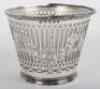 A Victorian silver and glass basket, Thomas Bradbury & Sons, Sheffield 1882 - 2