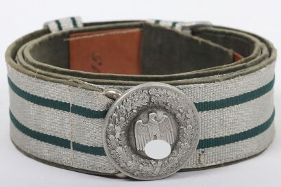 WW2 German Army (Heer) Officers Brocade Belt and Buckle
