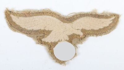 WW2 German Luftwaffe Tropical Cap Removed Eagle