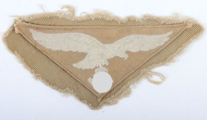 WW2 German Luftwaffe Tropical Shirt Removed Breast Eagle