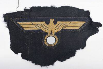 WW2 German Kriegsmarine Uniform Removed Breast Eagle