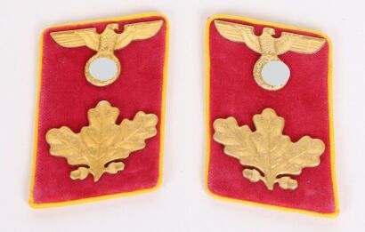 Third Reich NSDAP Reich Bereichsleiter Tunic Collar Patches