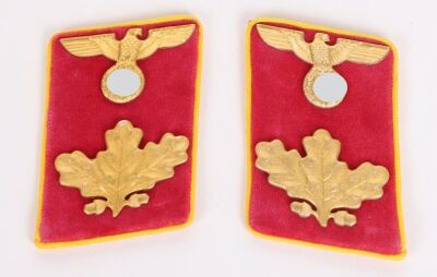 Third Reich NSDAP Reich Bereichsleiter Tunic Collar Patches