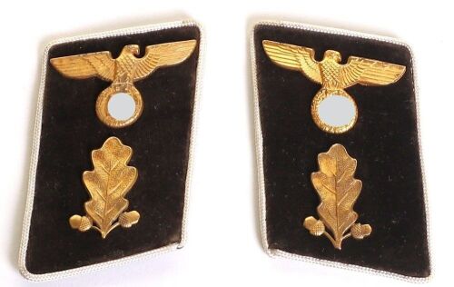 Third Reich NSDAP Kreis Abschnittsleiter Tunic Collar Patches