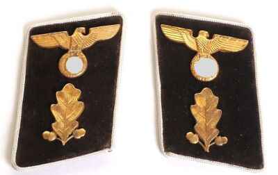 Third Reich NSDAP Kreis Abschnittsleiter Tunic Collar Patches
