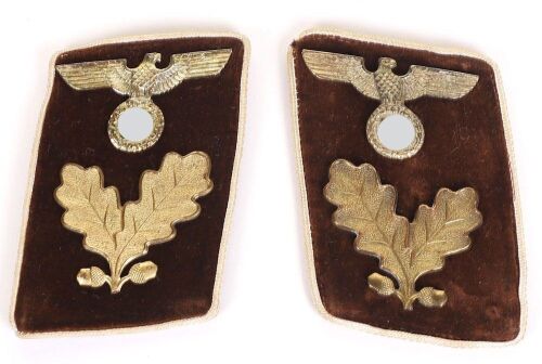Third Reich NSDAP Kreis Bereichsleiter Tunic Collar Patches